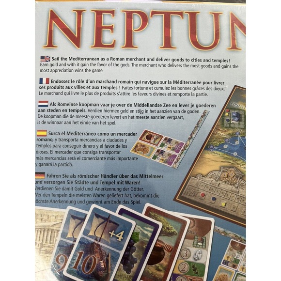 Neptun Board Game by Dirk Henn 2014 Queen Games 2014, New and Sealed - Picture 3 of 11